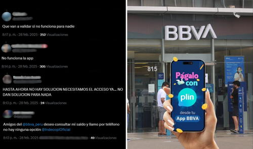 Usuarios en redes sociales se mostraron fastidiados ante la repentina caída del app de BBVA y Plin. Foto: Andina/LR