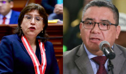 No es la primera vez que el ministro del Interior trata de amedrentar a la fiscal de la Nación, Delia Espinoza. Foto: composición LR. No es la primera vez que el ministro del Interior trata de amedrentar a la fiscal de la Nación, Delia Espinoza. Foto: composición LR.