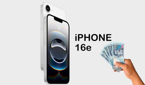 El iPhone 16e está disponible en dos colores:  blanco y negro. Foto: Apple