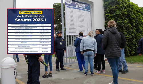 Salió el cronograma del proceso de Serums 2025-I. Salió el cronograma del proceso de Serums 2025-I.
