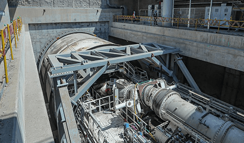 Esta máquina acelerará los trabajos de perforación en dicha zona