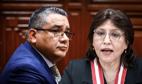 Ministro del Interior reta a fiscal Espinoza a allanar su vivienda. Foto: composición LR Ministro del Interior reta a fiscal Espinoza a allanar su vivienda.