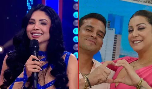 Pamela Franco reacciona a la pedida de mano de Domínguez a Tarazona