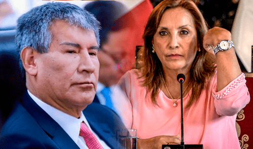 Wilfreso Oscorima es investigado por el delito de cohecho activo. Foto. composición LR wilfredo oscorima y dina boluarte caso rolex