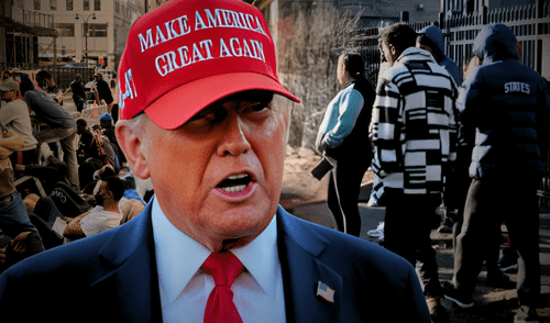 Ciudades santuario de Illinois, Ohio y Carolina del Norte siguen siendo un refugio para inmigrantes que buscan protegerse de las deportaciones de Donald Trump. Foto: composición LR/AFP/Tiempo Latino Las ciudades santuario de Illinois, Ohio y Carolina del Norte siguen siendo un refugio para los inmigrantes que buscan protegerse de las deportaciones masivas de Donald Trump.