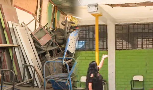 Los estudiantes iniciarán clases el 17 de marzo de 2025, según Minedu. Sin embargo, varios colegios continúan en mal estado. Foto: composición LR/Punto Final Colegios en mal estado