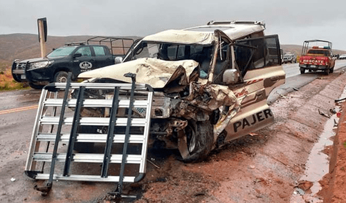 Trágico accidente en carretera entre Potosí y Oruro deja al menos 15 muertos y 19 heridos. Foto: La Razón de Bolivia.