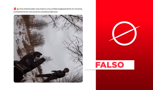 Video no muestra a soldado ruso asesinando a mercenarios estadounidenses