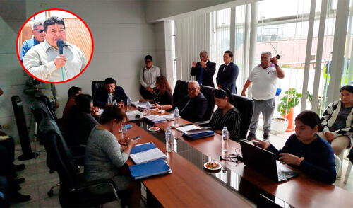Vacancia fue desestimada con 4 votos en contra. Créditos: Municipalidad Distrital de Pocollay