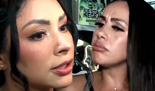 Pamela Franco y Dorita Orbegoso tuvieron tenso momento