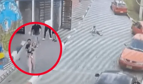 La menor, quien recibió un impacto de bala en la pierna, fue llevada al Hospital de Meissen por su madre,