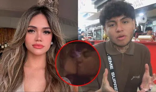 Mayra Goñi aprovechó un desperfecto de la cámara para robarle un beso al streamer Neutro.