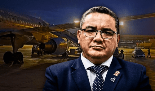 Juan José Santiváñez salió del país rumbo a Europa el 3 de marzo, tras el allanamiento de su vivienda.