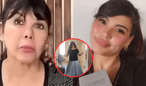 Angie Jibaja se ha bautizado como Testigo de Jehová en Chile. Foto: Composición LR/Willax/Facebook Angie Jibaja se ha bautizado como Testigo de Jehová en Chile.