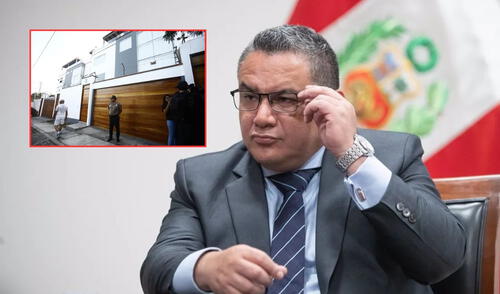 Fiscalía allanó vivienda ministro Santiváñez.