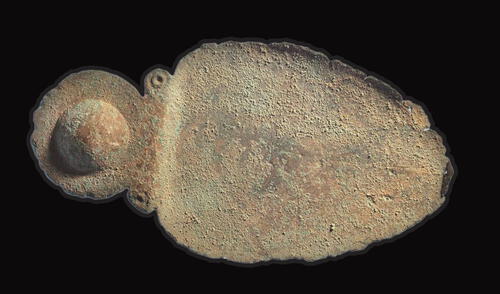 La cuchara ritual descubierta en la Isla de Man es solo una de las 28 que se conocen de este tipo en toda Europa. Foto: Manx National Heritage La cuchara ritual descubierta en la Isla de Man es solo una de las 28 que se conocen de este tipo en toda Europa.