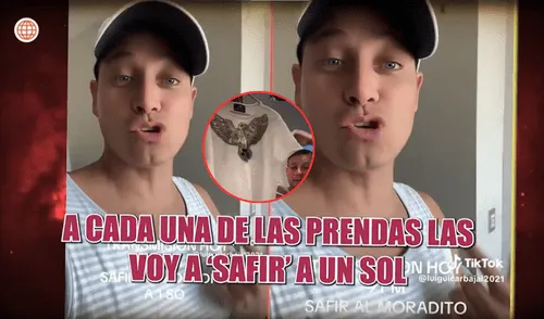 Luigui Carbajal anunció que venderá su vestuario de Skándalo a un sol por prenda. Foto: Composición LR/América Luigui Carbajal anunció que venderá su vestuario de Skándalo a un sol por prenda.