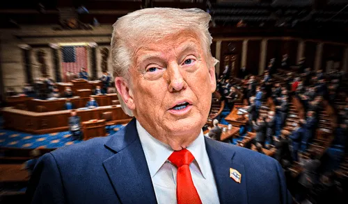 La Casa Blanca dio a conocer la lista de invitados a presenciar el primer  discurso de Donald Trump ante el Congreso. Foto: Composición Gerson Cardoso/LR/AFP