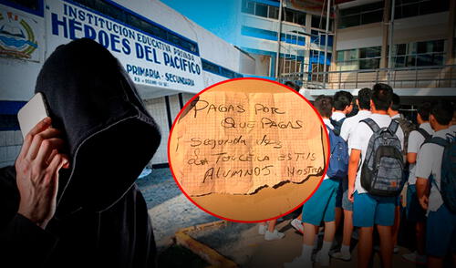 A pocas semanas del inicio del año escolar, las extorsiones contra instituciones continúan. Foto: Composición LR A pocas semanas del inicio del año escolar, las extorsiones contra instituciones continúan. Foto: Composición LR