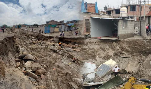 Lluvias en Arequipa provocan colapso de vivienda y aíslan a más de 10.000 familias
