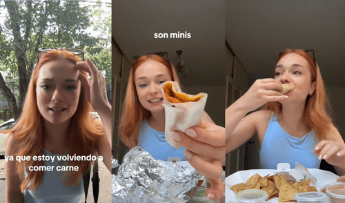 vegetariana come carne | vegetariana come | argentina en méxico | tiktoker | tiktoker vegetariana | argentina prueba comida mexicano