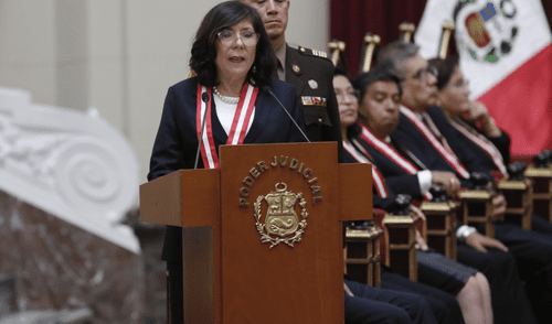 Janet Tello, presidenta del PJ, está en la mira de la JNJ.