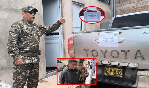 Droga era camuflada en camioneta. Hay un detenido. Créditos: Cinthia Alvarez / La República
