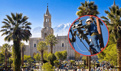 Corte de luz en Arequipa, vía SEAL