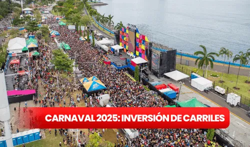 carnavales Panamá 2025 rutas | inversión carriles Panamá marzo | horarios carriles Carnavales 2025 | rutas alternas Panamá 5 marzo | tráfico Carnavales 2025 Panamá