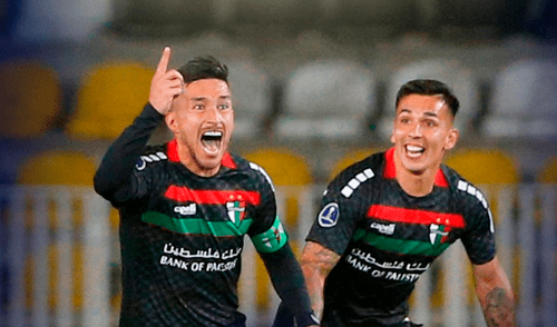 Palestino venció a la Católica en el Estadio Francisco Sánchez Rumoroso. Foto: Conmebol Sudamericana Resultado Palestino vs U Católica