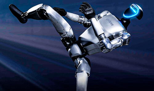 Empresa china presentó un robot humanoide capaz de hacer kung-fu