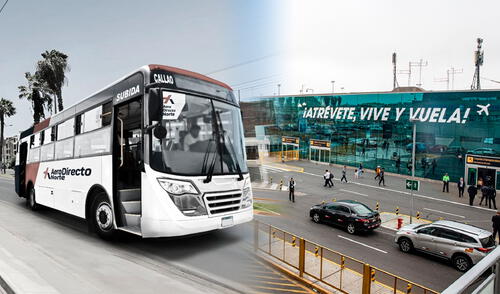 Paraderos de buses 'AeroDirecto' aún no se han construido a pocos días de la inauguración del nuevo Aeropuerto Jorge Chávez. Foto: composición LR/Gob/Andina AeroDirecto | nuevo Aeropuerto Internacional Jorge Chávez | Perú | Lima