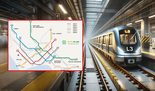 Línea 3 del Metro de Lima estaciones
