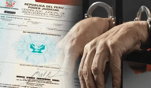 El certificado de antecedentes penales es un documento indispensable en Perú, pues acredita si una persona tiene una condena emitida por el Poder Judicial. Foto: Composición LR/Andina