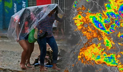 Alerta naranja por precipitaciones en la costa y sierra