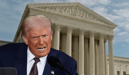 La Corte Suprema rechazó solicitud de Trump. Foto: composición LR La Corte Suprema rechazó solicitud de Trump.