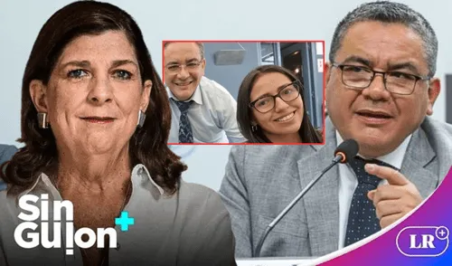 Palacios se pronunció sobre los tres viajes que el ministro del Interior, Juan José Santiváñez, coincide con Yessenia de la Cruz. | Composición LR. Palacios se pronunció sobre los tres viajes que el ministro del Interior, Juan José Santiváñez, coincide con Yessenia de la Cruz.