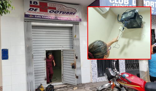 Delincuentes robaron laptops y televisores, además de la cámara de seguridad. Foto: Yazmín Araujo / La República.