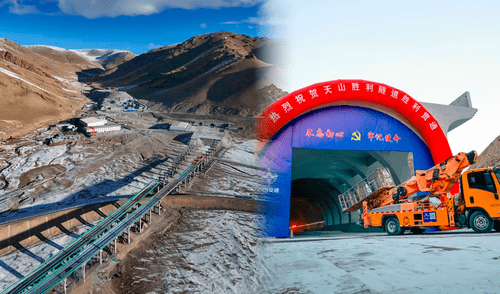 La megaobra tiene extensión de 22,13 kilómetros y tuvo que superar riesgos geológicos para su construcción. Foto: composición LR/difusión La megaobra tiene extensión de 22,13 kilómetros y tuvo que superar riesgos geológicos para su construcción.