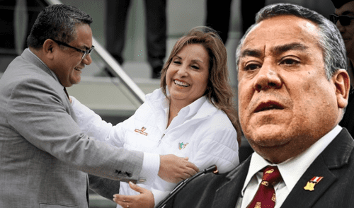 Gustavo Adrianzén defendió al titular del Mininter, Juan José Santiváñez, afirmando que no hay razones para su renuncia. | Composición LR. Gustavo Adrianzén defendió al titular del Mininter, Juan José Santiváñez, afirmando que no hay razones para su renuncia.