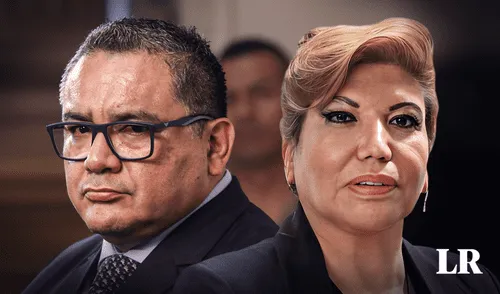 Enma Benavides y Juan José Santiváñez