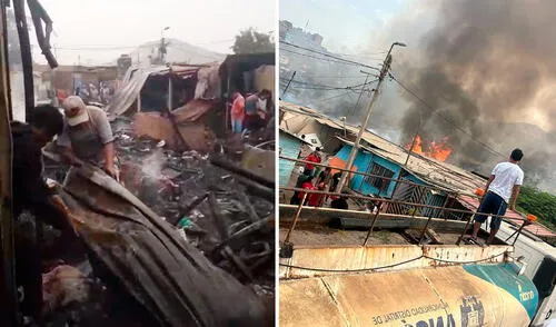 Dos niños de 4 y 10 años mueren durante incendio de grandes proporciones en Ancón