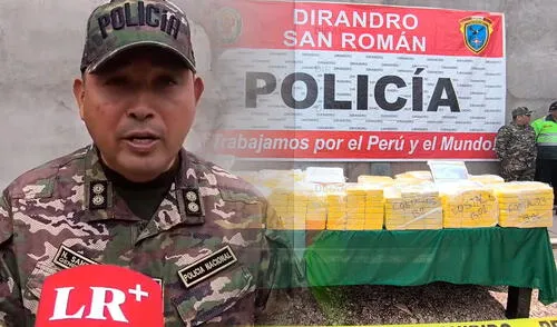 La droga tenía como origen la zona del VRAEM. Foto: composición LR Incautan 430 kilos de droga de alta pureza valorado en 25 millones de dólares en Puno: tenía como destino Bolivia y Europa