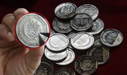 La moneda peruana de un nuevo sol de 1995 es una pieza escasa y codiciada en la numismática, alcanzando un valor de hasta 800 soles. Foto: composición LR Moneda peruana