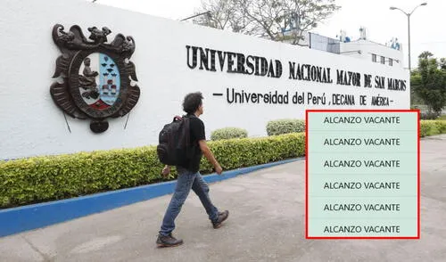 Las 13 carreras de San Marcos a las que todos sus postulantes ingresaron en el examen de admisión 2025-II