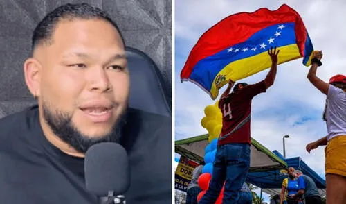 Clip viral generó opiniones divididas. Foto: composición LR/ YouTube/Indefeis/ EFE Venezolano explica por qué sus compatriotas triunfan cuando retornan a Venezuela: "Aprendieron en Perú"
