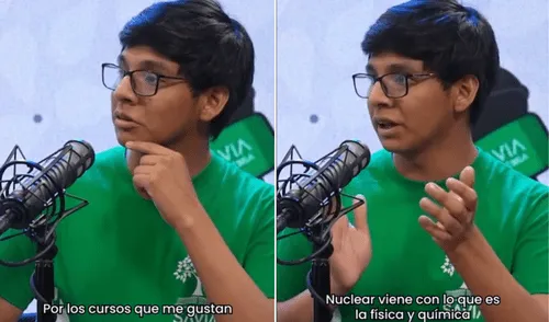 En una reciente entrevista, el joven reveló las razones por las cuales eligió esta carrera. Foto: composición LR/TikTok