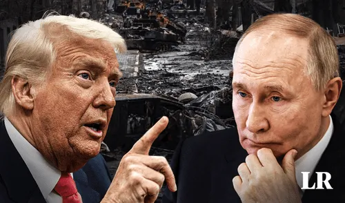 Trump había iniciado conversaciones con Putin para negociar paz con Ucrania. Foto: composición LR Trump había iniciado conversaciones con Putin para negociar paz con Ucrania.