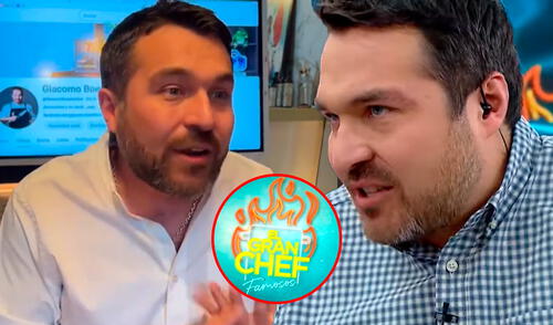Giacomo Bocchio deja 'El gran chef famosos' tras 11 temporadas. Foto: Composición LR/Captura/TikTok/Captura/YouTube Giacomo Bocchio deja 'El gran chef famosos' tras 11 temporadas