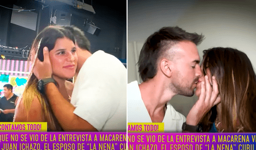 Macarena Vélez ha estado anteriormente con Said Palao. Foto: Composición LR/Willax. Macarena Vélez ha estado anteriormente con Said Palao